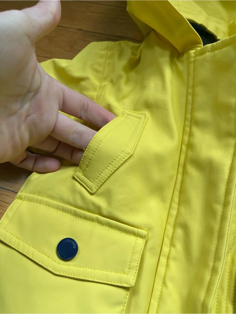 Jacadi Paris Yellow Rain Jacket